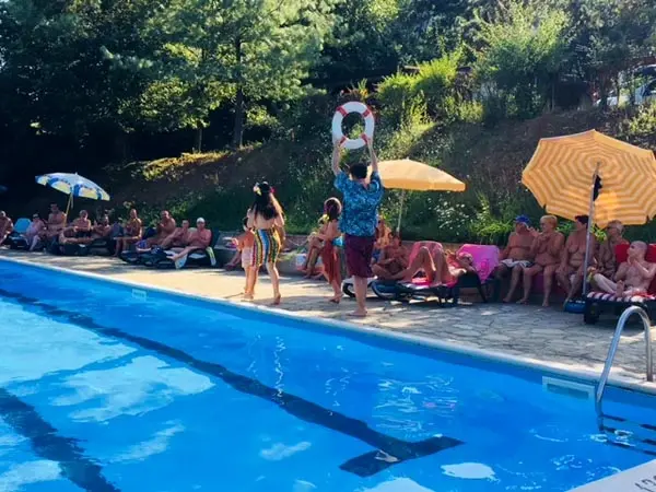 naturism swimming pool
